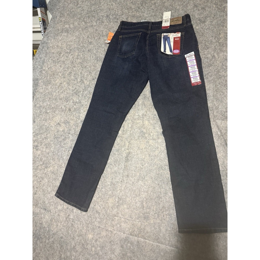 Levi Strauss Signature misses Stretch Mid Rise Straight Leg Jeans, Misses‎ 12